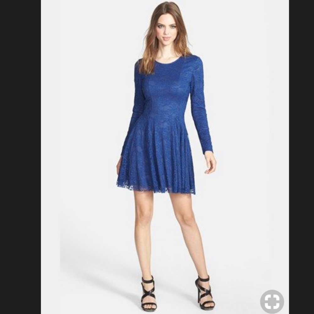 Nordstrom Felicity & Coco Lace Blue Dress